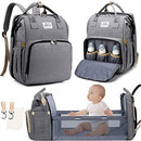 Morral Pañalera Bebé Plegable Con Cuna